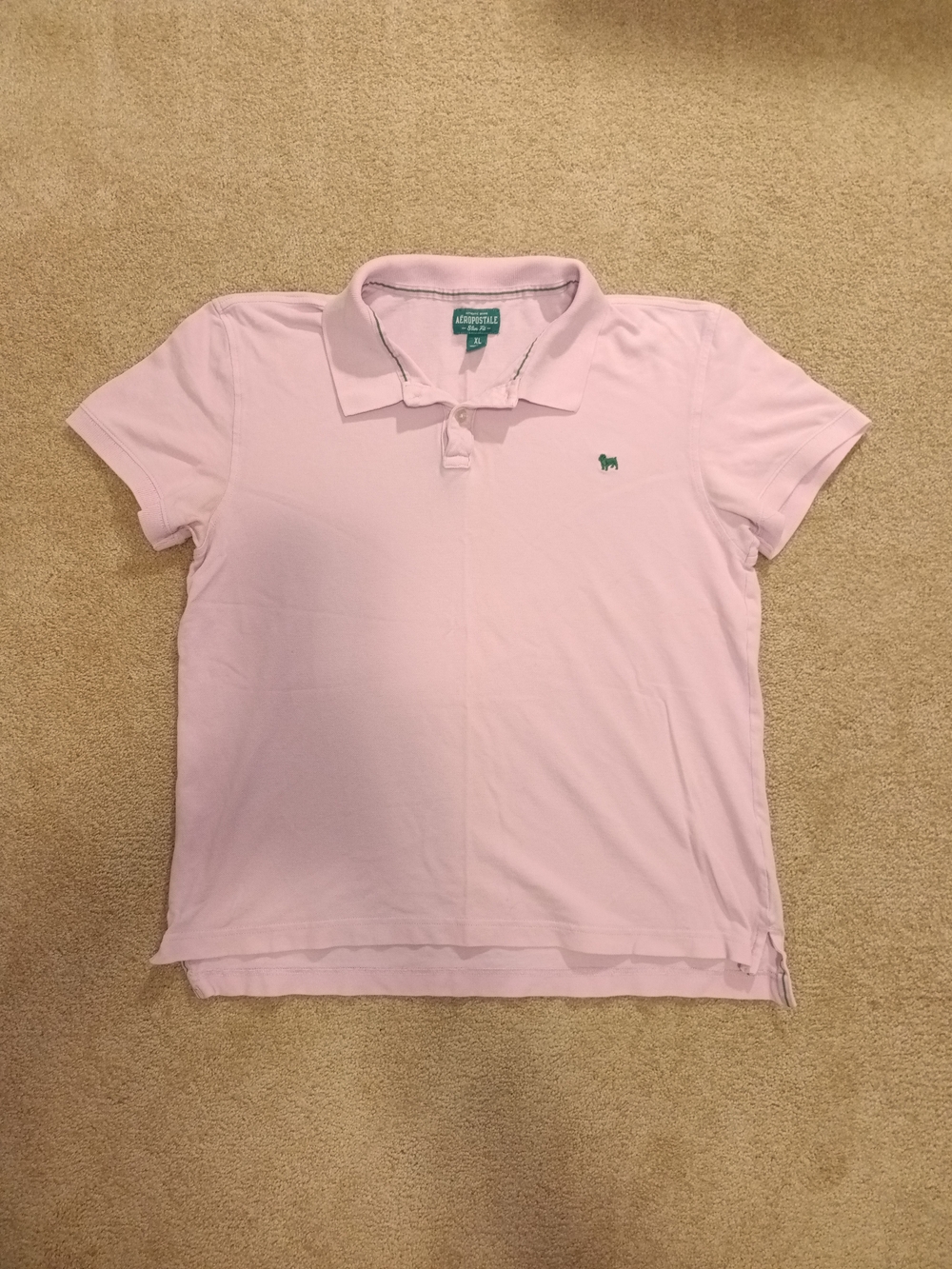 Aeropostale Light Pink Men's Polo (XL)
